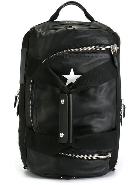 givenchy black logo backpack|givenchy clutch bag price.